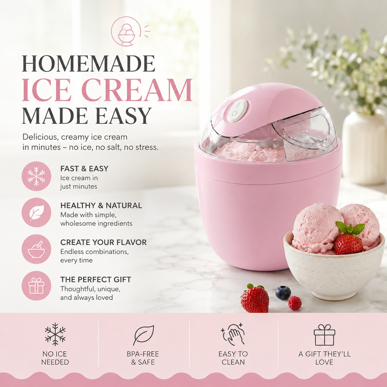 Caratteristiche della gelatiera Swirli
